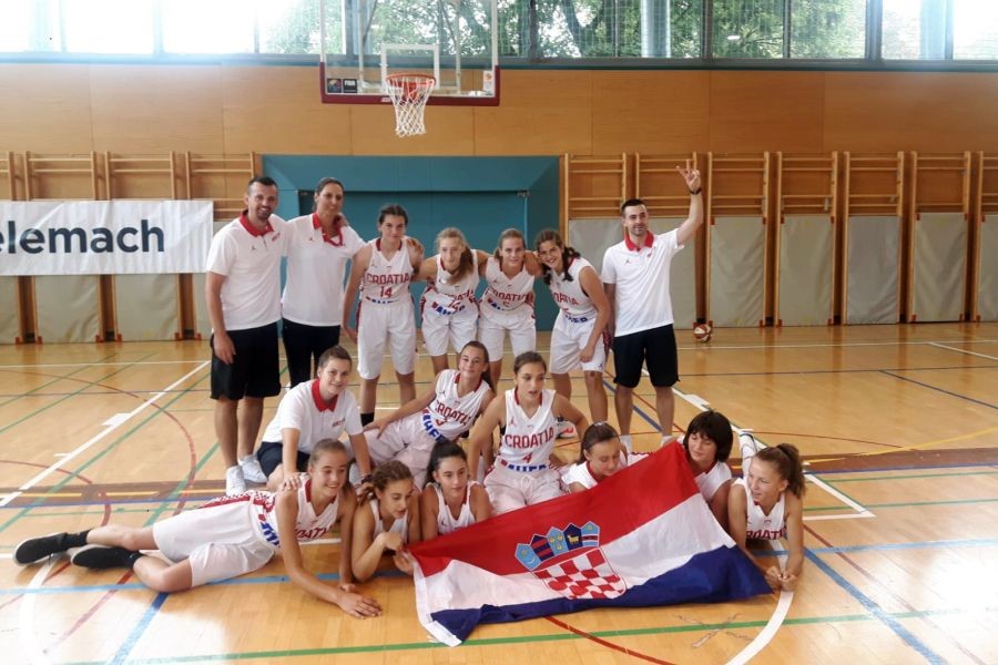 U14 reprezentacija (Ž): Prvo mjesto u skupini Slovenia Balla