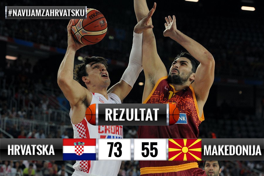 EuroBasket 2015: Hrvatska upisala pobjedu protiv Makedonije