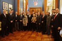 Svečani prijem kod Gradonačelnika Grada Zadra ususret Kupu Krešimira Ćosića